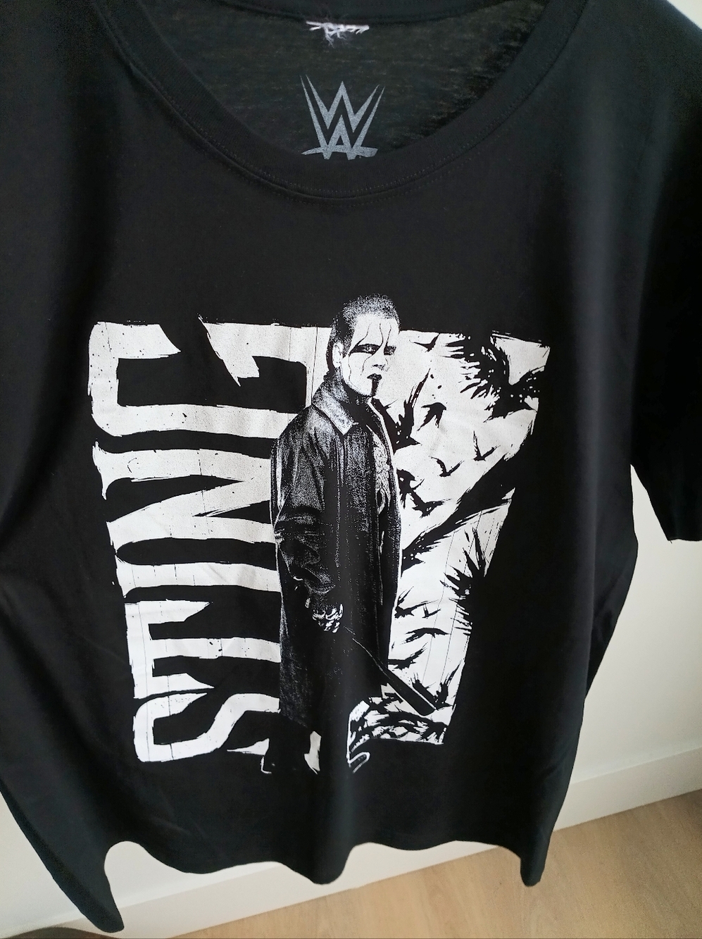 WWE Sting The Icon Wrestling Graphic Tee Black Size L 2016 - Picture 2 of 4